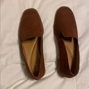 Clarks Chestnut Suede Slip-On Shoes